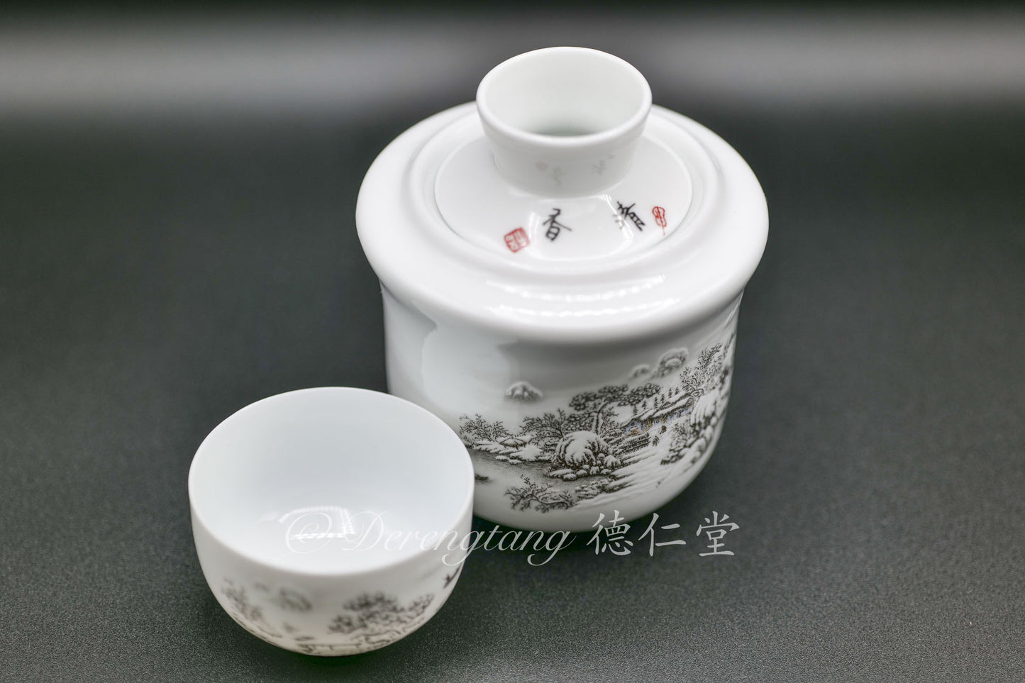 Thin Porcelain Wine Warmer 薄胎温酒器套件