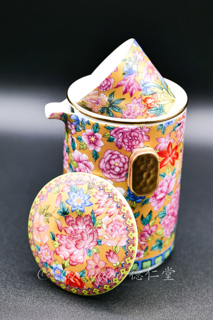 Travel Tea Set - Famille Rose Porcelain 粉彩旅行茶具