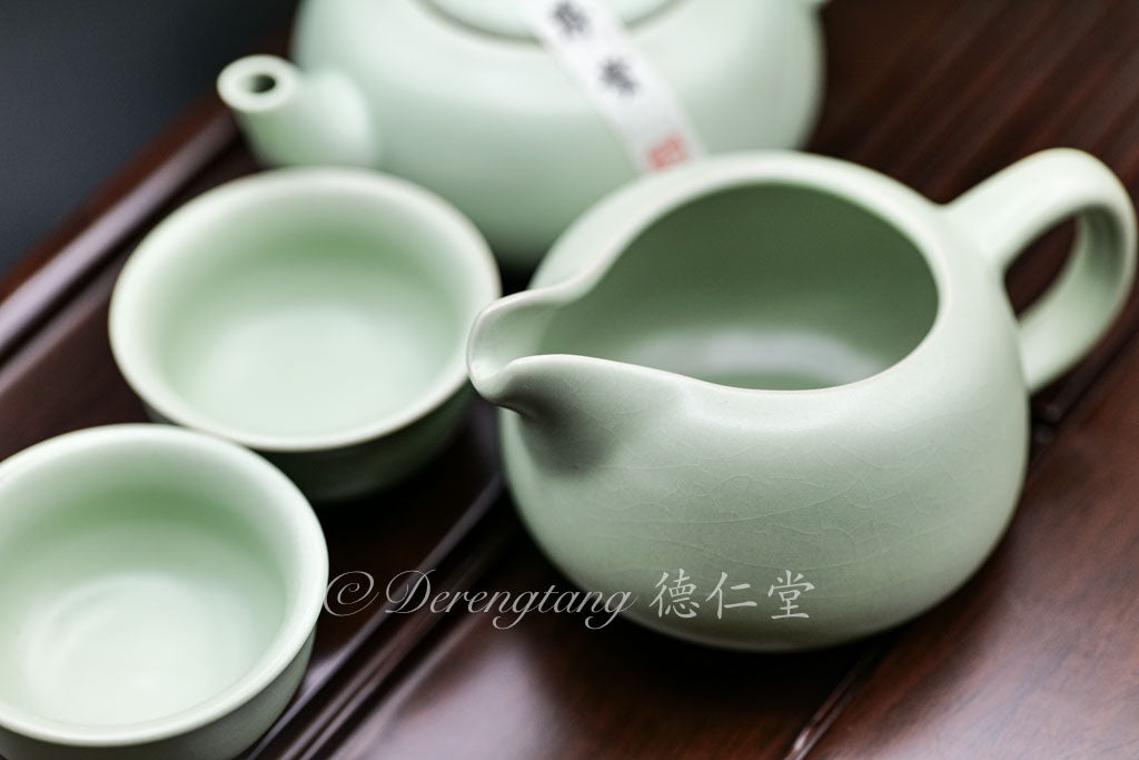 Imitate Celadon porcelain tea sets 仿汝窑茶具套件