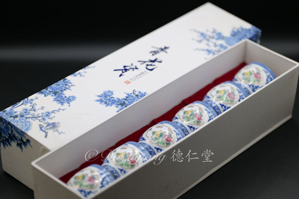 Small Teacup with Decal Decoration Sets 贴花开堂小茶杯套件