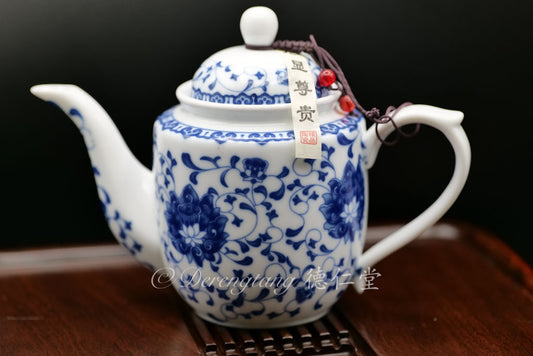 Blue and White Porcelain Tea Pot 青花瓷茶壶