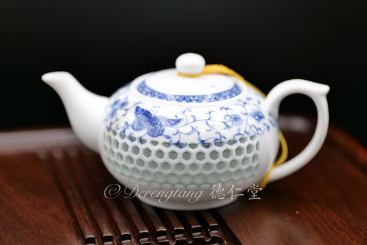 Blue and White Porcelain Tea Pot 青花瓷茶壶