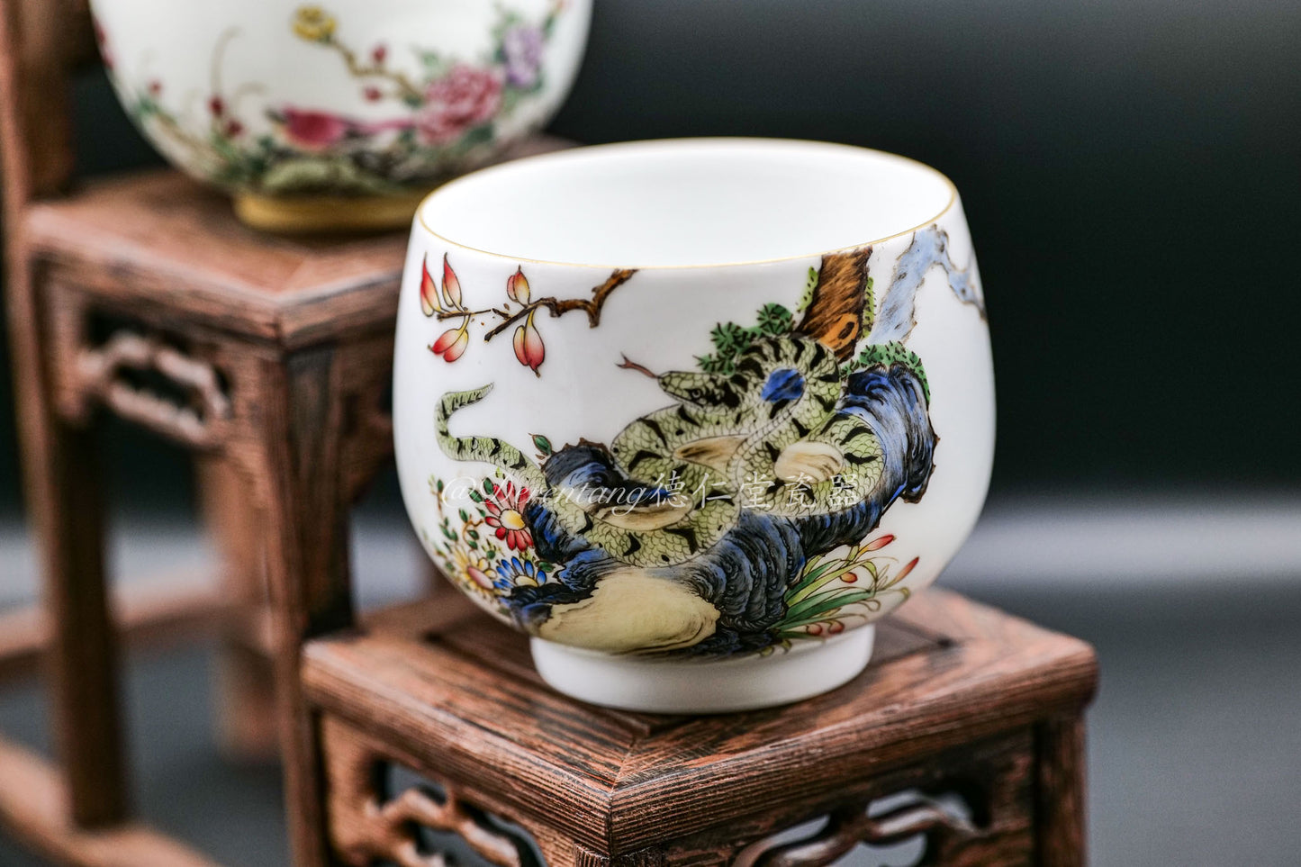 HandCrafted Thin Porcelain Tea Cup 手工薄胎茶杯